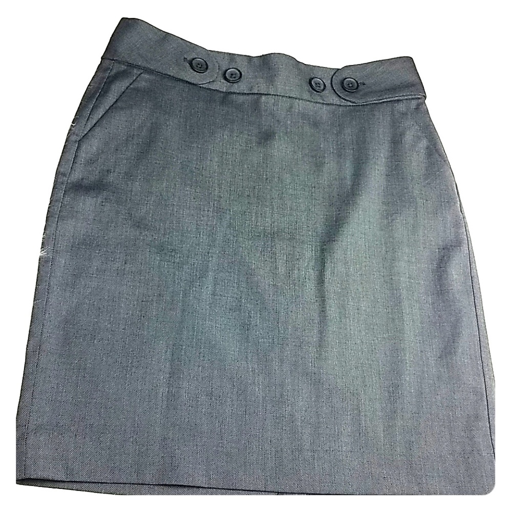 BANANA REPUBLIC classic, lined, charcoal gray pencil skirt. Size 0
